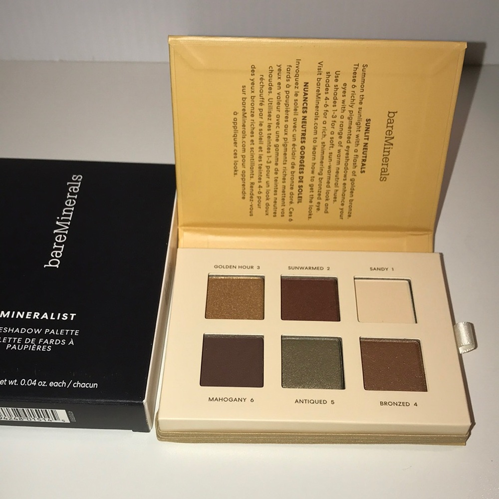 Bare Minerals MINERALIST  Eyeshadow Palette in sunlit NEW
